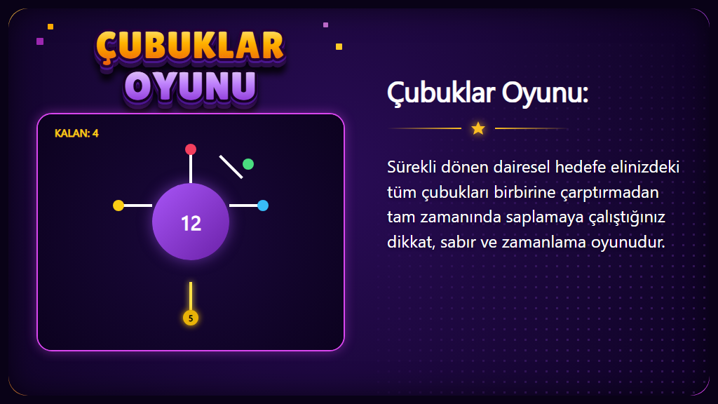 Çubuklar Oyunu