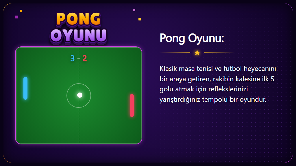 Pong Oyunu