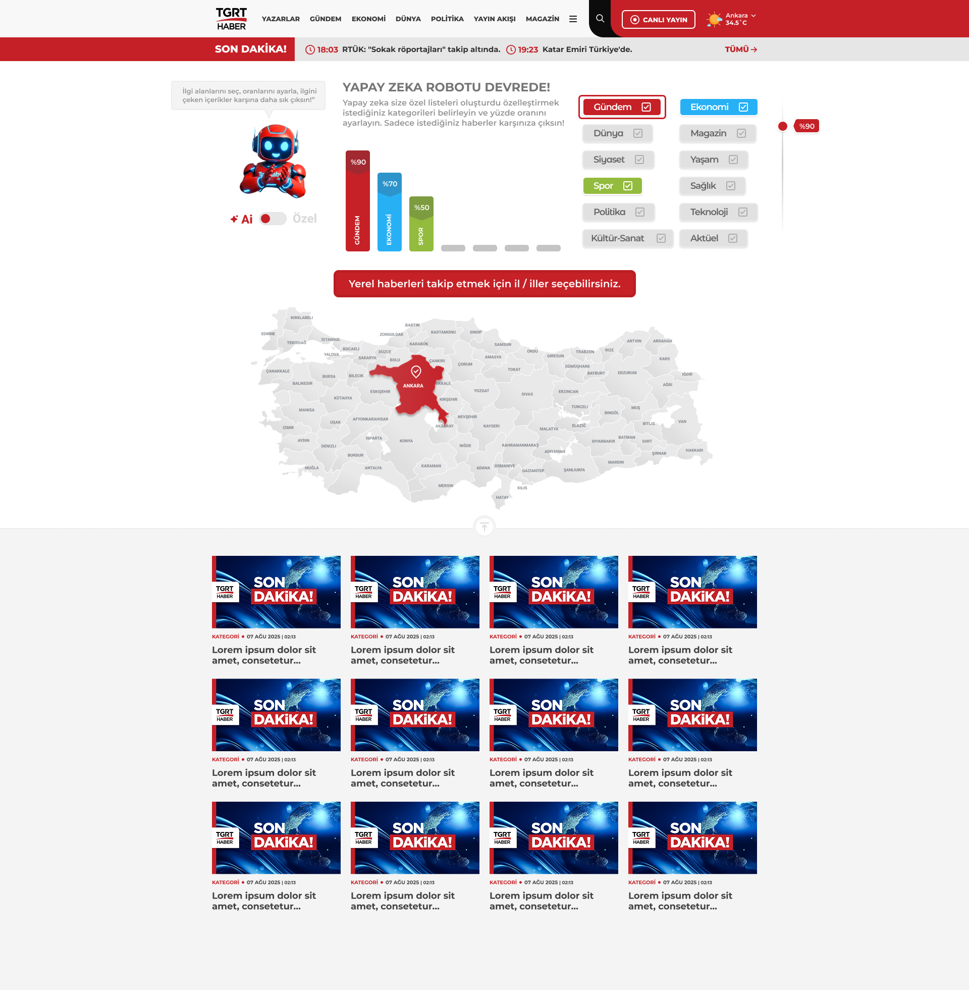 Yapay Zeka Sayfası Önizleme